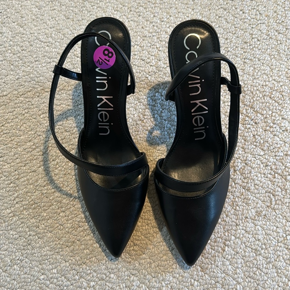 Calvin Klein heels size 8.5 black